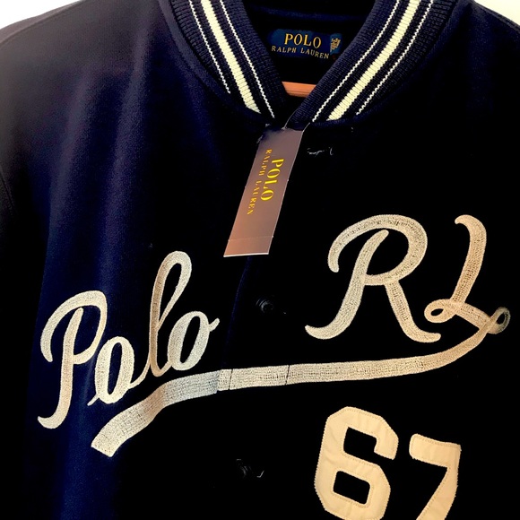 Polo Ralph Lauren Other - Navy Blue RL cardigan large NWT